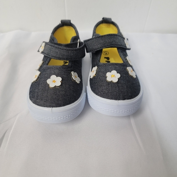 Papos Daisy Chambray Mary Jane Sneakers Toddler size 5 - Picture 4 of 4
